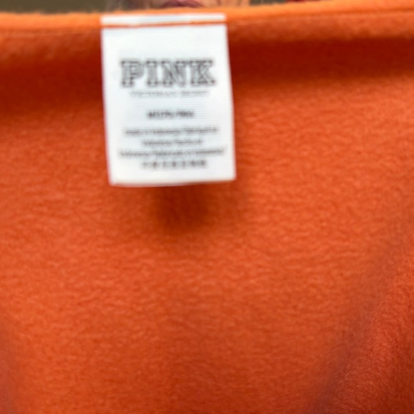 PINK Victoria's Secret Vibrant Orange Top - Picture 2 of 2
